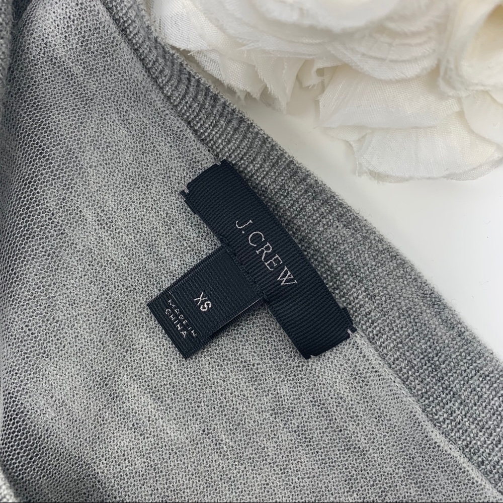 J Crew Crew Layered Lame Fringe Sweatshirt - Picture 11 of 12